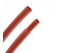 LLMWFA Protector de Envoltura Alambre for Bricolaje, Tubo termorretráctil Silicona roja, Funda Cable Flexible 0,8mm ~ 30mm X 1/3/5M, Tubo Rojo, 1,7:1(10MM*3 Meters)