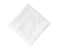 LLMWFA Servilletas de lino blanco de 6 uds., 50x5 0/35x5 0/45x4 5/20x20cm, servilletas de lino for mantel, servilleta de cóctel con vainica for fiesta y boda(White,45x45cm)