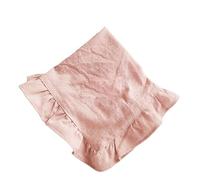 LLMWFA Servilletas de tela con volantes de algodón, 4 Uds., 35x50cm, paño de té de cola de pez suave for decoración de mesa de hogar y boda, decoración de fiesta(Apricot)