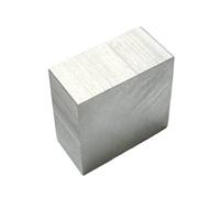 LLMWFA Tablero de aluminio 7075 for bricolaje, bloque duro de aleación de aluminio súper grueso de 8-50 mm de grosor, 1 pieza(45 * 50 * 50MM)