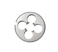 LLMWFA Troqueles de tornillo métricos mano izquierda, troqueles redondos M3 M4 M5 M6 M8 M10 M12 M14 M16 M18 M20, herramientas roscado for trabajo Metal, 1 ud(M8x1.25)