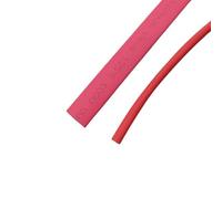 LLMWFA Tubo de Envoltura protección Cable 5 Metros Rojo Claro Blanco Azul, termorretráctil 2:1 2mm 6mm 8mm, Rollo Tubo eléctrico(Red,0.6mm x 5meter)