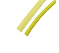 LLMWFA Tubo de Envoltura protección Cable 5 Metros Rojo Claro Blanco Azul, termorretráctil 2:1 2mm 6mm 8mm, Rollo Tubo eléctrico(Yellow,4mm x 5meter)