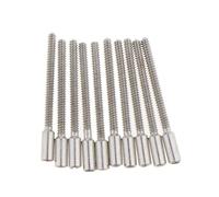 LLMWFA Varillas de Corona extendidas for reparación Relojes Pulsera, Hilos 0,9mm, Extensores Extensiones vástagos bobinado for Rotos, 10 Uds
