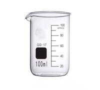 LLMWFA Vasos de precipitados vidrio for química 5 a 1000 ml, juego vasos borosilicato for laboratorio, taza medidora con escala resistente a altas temperaturas, 1(9)