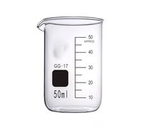 LLMWFA Vasos de precipitados vidrio for química 5 a 1000 ml, juego vasos borosilicato for laboratorio, taza medidora con escala resistente a altas temperaturas, 1(8)