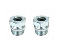 LLNOM F33C3F656BA 2pcs Power Steering Pipe Connector Nut Compatible for Ford FOCUS FIESTA FUSION MONDEO TRANSIT bombas hidráulicas