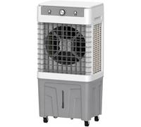 LLNWDNB Climatizador Portatil Frio Enfriador de Pantano con Depósito 50L Oscilación 120° 3 Velocidades Nivel de Ruido 50dB Área 20-60㎡ Climatizador Evaporativo para Hogar, Oficina, Fábrica A
