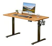 LLNWDNB Escritorio Elevable Eléctrico Función de Memoria con 3 Alturas Un Solo Motor Escritorio para Ordenador Mesa de Trabajo Ajustable en Altura para Oficina,Estudiar,Trabajar B,100CM