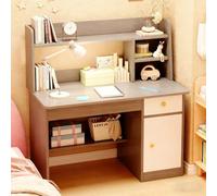 LLNWDNB Escritorio Infantil de Madera con Cajón 4 Estantes Abiertos 3 en 1 Escritorio para Niños de 3 a 6 Años Pupitre Infantil Mesa Juvenil para Dormitorio Sala E1,80CM