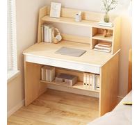 LLNWDNB Escritorio Infantil de Madera para Niños de 3 a 12 Años con Cajón 4 Estantes Abiertos Armario Pupitre Infantil Mesa Juvenil para Dormitorio Sala D