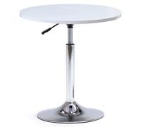 LLNWDNB Mesa de Bar Mesa Alta Mesa de Bistró Mesa Redonda de Bistró Mesa Regulable en Altura con Base de Acero Base Giratoria para Salón Cocina Balcón Reunificación A,50CM