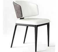 LLNWDNB Sillas de Comedor Tapizadas Modernas Juego de 2 con Asiento y Respaldo Tapizados Patas de Metal Sillas de Cocina Fácil de Limpiar para Comedor, Cocina Sala de Estar B1,1PCS