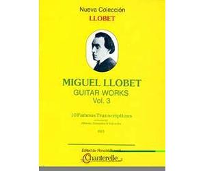 LLOBET M. - Obras Completas Vol. 3: Famosas Transcripciones (10) para Guitarra (Purcell)