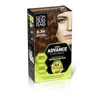 Llongueras Color Advance Tinte Pelo Mujer Coloración Permanente 100% Cobertura Incluso En Canas Resistentes - Tono 6.34 Rubio Oscuro Dorado Cobrizo