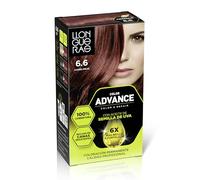 Llongueras Color Advance Tinte Pelo Mujer Coloración Permanente 100% Cobertura Incluso En Canas Resistentes - Tono 6.6 Caoba Rojo