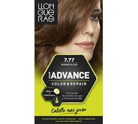 Llongueras Color Advance Tinte Pelo Mujer Coloración Permanente Color Intenso Hasta 5 semanas - Tono 7.77 Marrón Gláce