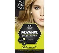 Llongueras Color Advance Tinte Pelo Mujer Coloración Permanente Color Intenso Hasta 5 semanas - Tono 8.3 Rubio Claro Dorado