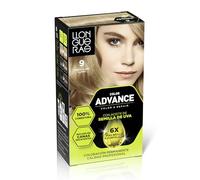Llongueras Color Advance Tinte Pelo Mujer - Tono 9 Rubio Claro Claro | Coloración Permanente, 100% Cobertura Incluso En Canas Resistentes, Calidad Profesional, 6 veces más brillo y fortaleza