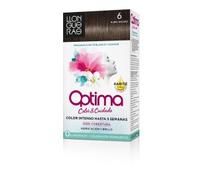 Llongueras Optima Tinte de Cabello Permanente sin Amoniaco Tono #6 Rubio Oscuro