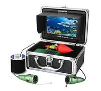 LLOOPK Buscador de Peces, Kit de cámara Video Pesca subacuática 10m 1000tvl 6 PCS Luces lámpara infrarroja con 7 "Pulgadas Monitor Color(F009MJ-15M-IR)