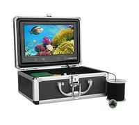 LLOOPK Buscador de Peces, Kit de cámara Video Pesca subacuática 10m 1000tvl 6 PCS Luces lámpara infrarroja con Monitor Color 9 "Pulgadas(F003AJ-10M-IR)