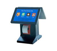 LLOOPK Caja registradora de Catering, máquina de Pedidos de Caja registradora con Pantalla táctil de impresión de 10,1 Pulgadas for té con Leche de supermercado