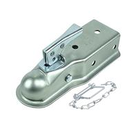 LLOOPK Enganche de Remolque, 2 x 3 Pulgadas 5000 lbs acoplador de Remolque Acoplamiento Hitch Recto Lengua RV Accesorios caravanas Piezas