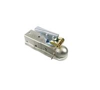 LLOOPK Enganche de Remolque, Acoplamiento de Remolque Bola 1-7/8 "x 2 '' Cap 2000 LBS la Espalda Lengua Recta RV Accesorios caravanas Piezas(with Lock)