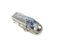 LLOOPK Enganche de Remolque, Acoplamiento de Remolque Bola 1-7/8 "x 2 '' Cap 2000 LBS la Espalda Lengua Recta RV Accesorios caravanas Piezas(with Clip)
