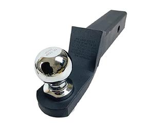 LLOOPK Enganche de Remolque, Remolque 2 Pulgadas de caída Remolque la Barra Montaje en Lengua TRATE TRA Iwith Trailer towball Ball Y Las Partes del Pin Enganche(with 2inch Ball)