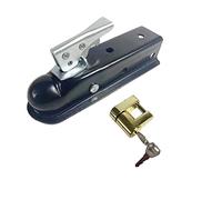 LLOOPK Enganche de Remolque, Remolque 2 "x 2" 3500 Lbs Acoplador de Remolque del Acoplamiento la Bola Enganche Lengua Recta RV Accesorios caravanas Piezas(Szary)
