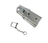 LLOOPK Enganche de Remolque, Remolque 2 "x 3" 5000 Lbs Acoplador de Remolque del Acoplamiento engaño Recto Lengua RV Accesorios caravanas Piezas(Nero)