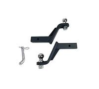 LLOOPK Enganche de Remolque, Remolque 6 Pulgada de caída Remolque Barra la Lengua del Hitch automóvil RV Accesorios Piezas Barco(with 50mm Hitch Ball)