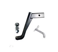 LLOOPK Enganche de Remolque, Remolque 9 Pulgadas de Gota Remolque Barra la Lengua del automóvil RV Accesorios Piezas Barco con Bola 50 mm 2(with 50mm Ball)