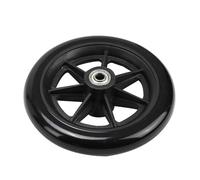 LLOOPK Ruedas giratorias, Rueda Delantera for Silla de Ruedas 6/8 Pulgadas, Rueda Universal Repuesto, neumático sólido Resistente al Desgaste, Suave, fácil Instalar(6 Inches)