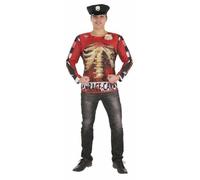 LLOPIS - Disfraz Adulto Camiseta policia Zombie