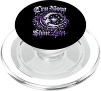 Llora Ahora Brilla más Tarde Diseño gótico EMO PopSockets PopGrip para MagSafe