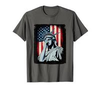 Llorando Estatua De La Libertad Igualdad Protesta Silenciosa Camiseta
