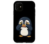 Llorando pingüino Dibujos Animados Divertido Lindo cocodrilo lágrimas Carcasa para iPhone 11