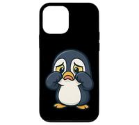 Llorando pingüino Dibujos Animados Divertido Lindo cocodrilo lágrimas Carcasa para iPhone 12 Mini