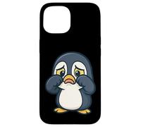 Llorando pingüino Dibujos Animados Divertido Lindo cocodrilo lágrimas Carcasa para iPhone 15