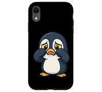 Llorando pingüino Dibujos Animados Divertido Lindo cocodrilo lágrimas Carcasa para iPhone XR