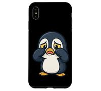 Llorando pingüino Dibujos Animados Divertido Lindo cocodrilo lágrimas Carcasa para iPhone XS MAX