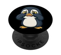 Llorando pingüino Dibujos Animados Divertido Lindo cocodrilo lágrimas PopSockets PopGrip Adhesivo