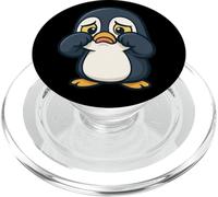 Llorando pingüino Dibujos Animados Divertido Lindo cocodrilo lágrimas PopSockets PopGrip para MagSafe