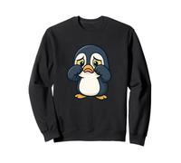 Llorando pingüino Dibujos Animados Divertido Lindo cocodrilo lágrimas Sudadera