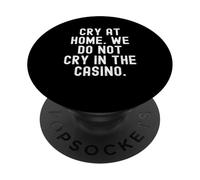 Llorar en casa no lloramos en el Casino Bold PopSockets PopGrip Adhesivo