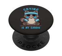Llorar es mi Mapache Cardiovascular PopSockets PopGrip Adhesivo