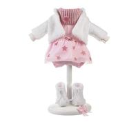 Llorens 1053542 Ropa para muñecas de 35 cm, Juego de Ropa de tutú con Estrellas, Accesorios para muñecas